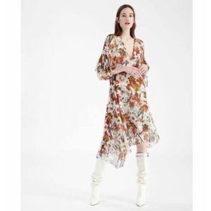 IRO Floral Silk Dress (NWT)